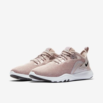 Nike Flex TR 9 - Női Edzőcipő - Szürke/Rózsaszín/Metal Titán/Fekete